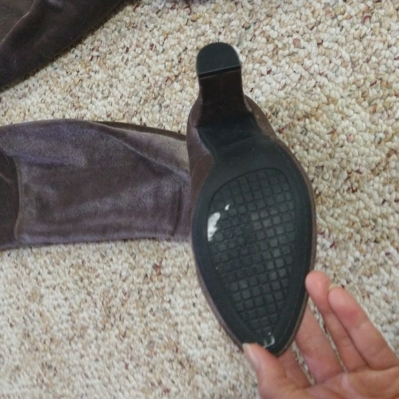 HOSK PICK Size 6 velvet Steve Madden high heel over the knee boots - Picture 5 of 16